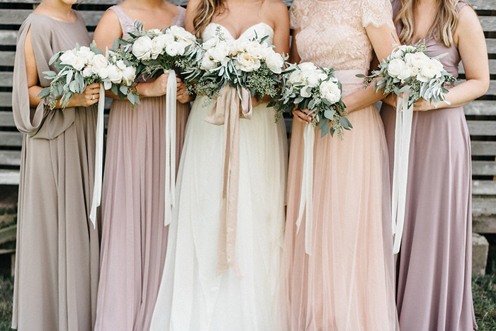 Mix It Up: 15 Mix and Match Bridesmaid Dresses Done Right. // Lovely Pastel Color Bridesmaid Dresses // http://mysweetengagement.com