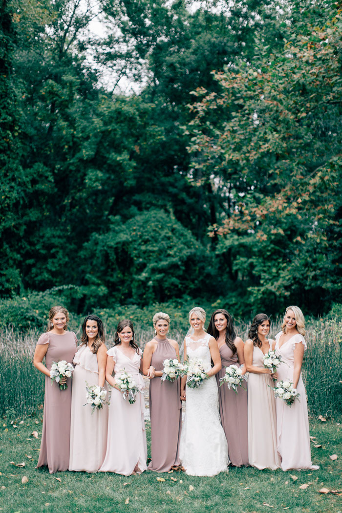 Check out these 9 ideas of neutral bridesmaid dresses. // mysweetengagement.com