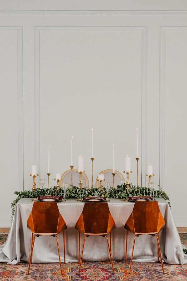 Wedding Centerpiece Idea with Different Size Candle Sticks // 15 Stunning Ways to Decorate with Candles // http://mysweetengagement.com