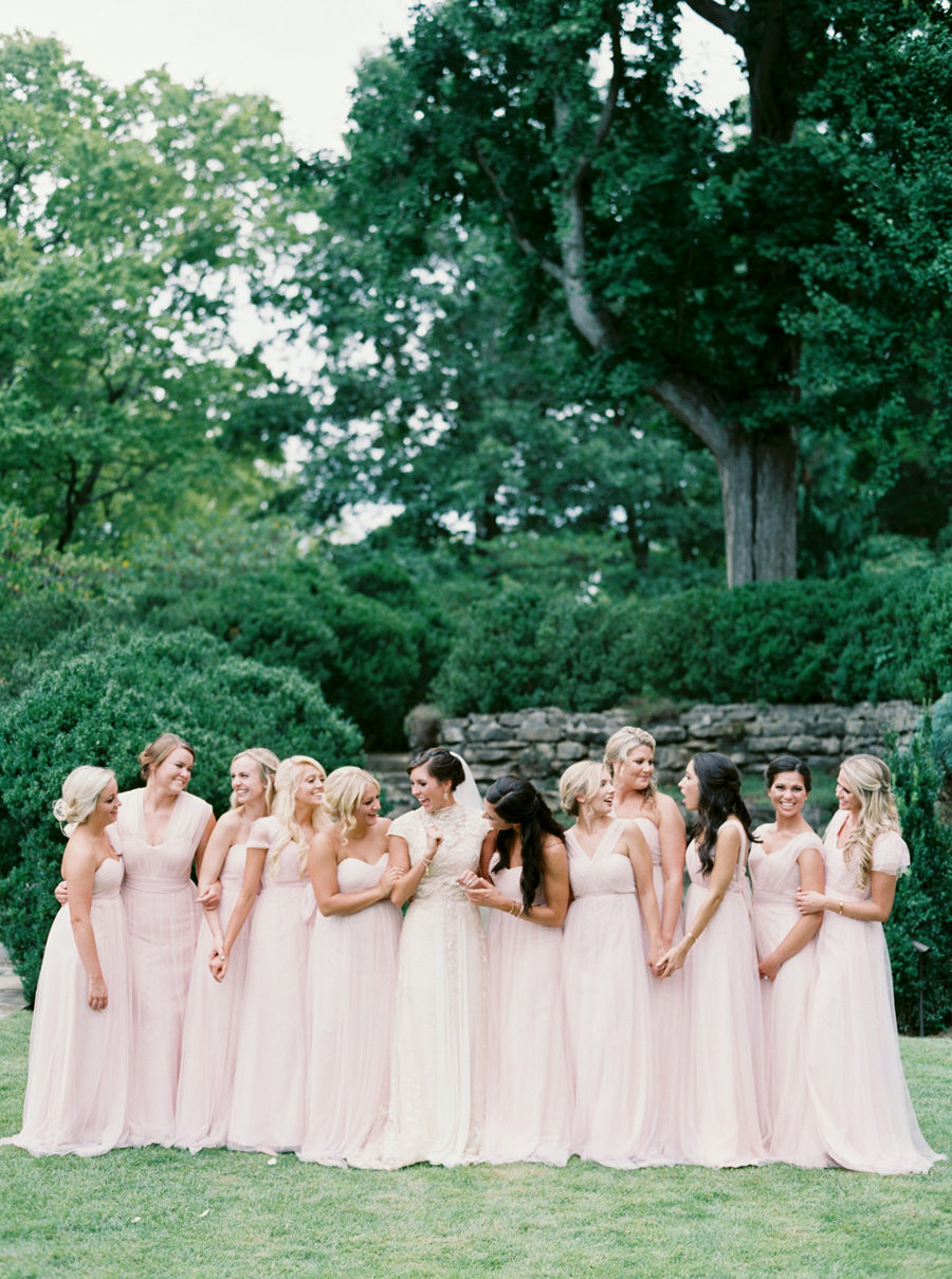 Alluring Blush Bridesmaid Dress Ideas You Will Fall in Love. // mysweetengagement.com