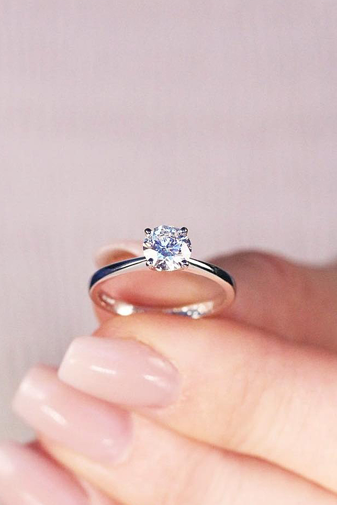Simple Engagement Ring // mysweetengagement.com