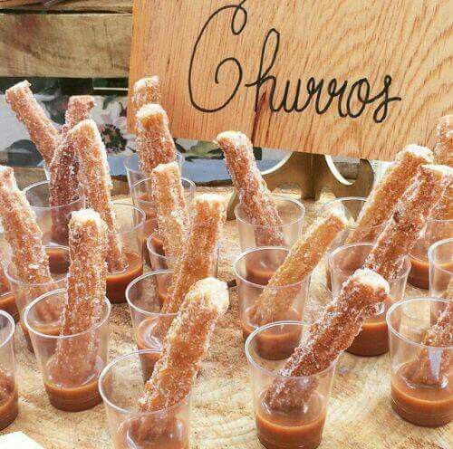 Mini Churros Bar // Get inspired with these Elegant Mexican Fiesta / Cinco de Mayo Themed Bridal Shower Ideas. // mysweetengagement.com