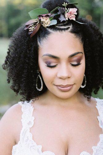These brides absolutely rocked their natural curls on their wedding day! // mysweetengagement.com