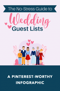 The No-Stress Guide to Wedding Guest Lists. A Pin-Worthy Infographic. // mysweetengagement.com