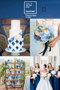 Wedding Ideas with the Pantone Color of the Year Classic Blue 19-4052 by My Sweet Engagement